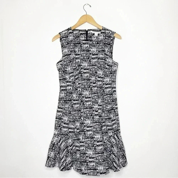 Diane von Furstenberg Jaelyn Sleeveless Flutter Dress Size 8 Sleeveless DVF - Picture 6 of 8